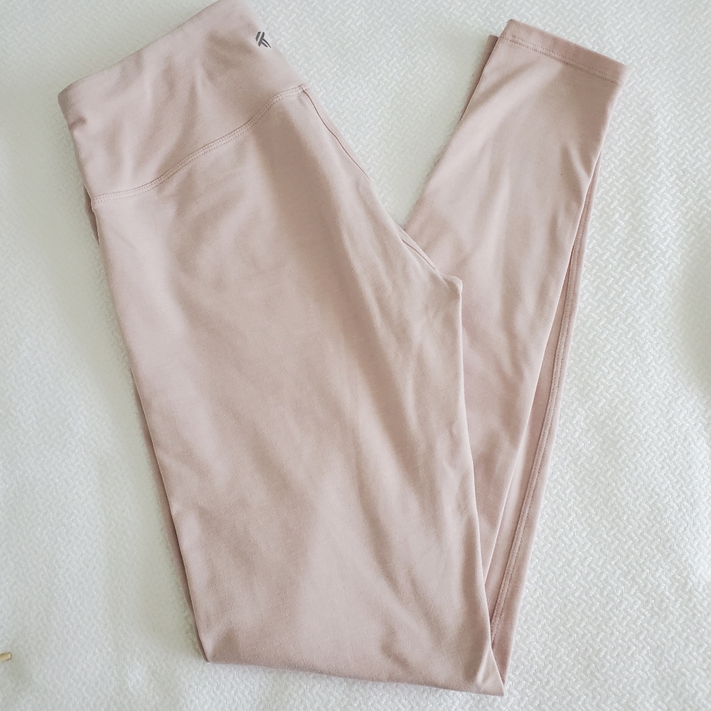 Kyodan Leggings Pale Pink/Cream Size S